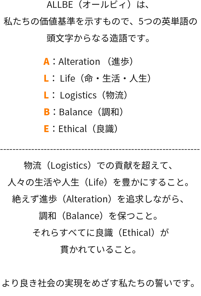 グループ名「ALLBE」に込めた思い